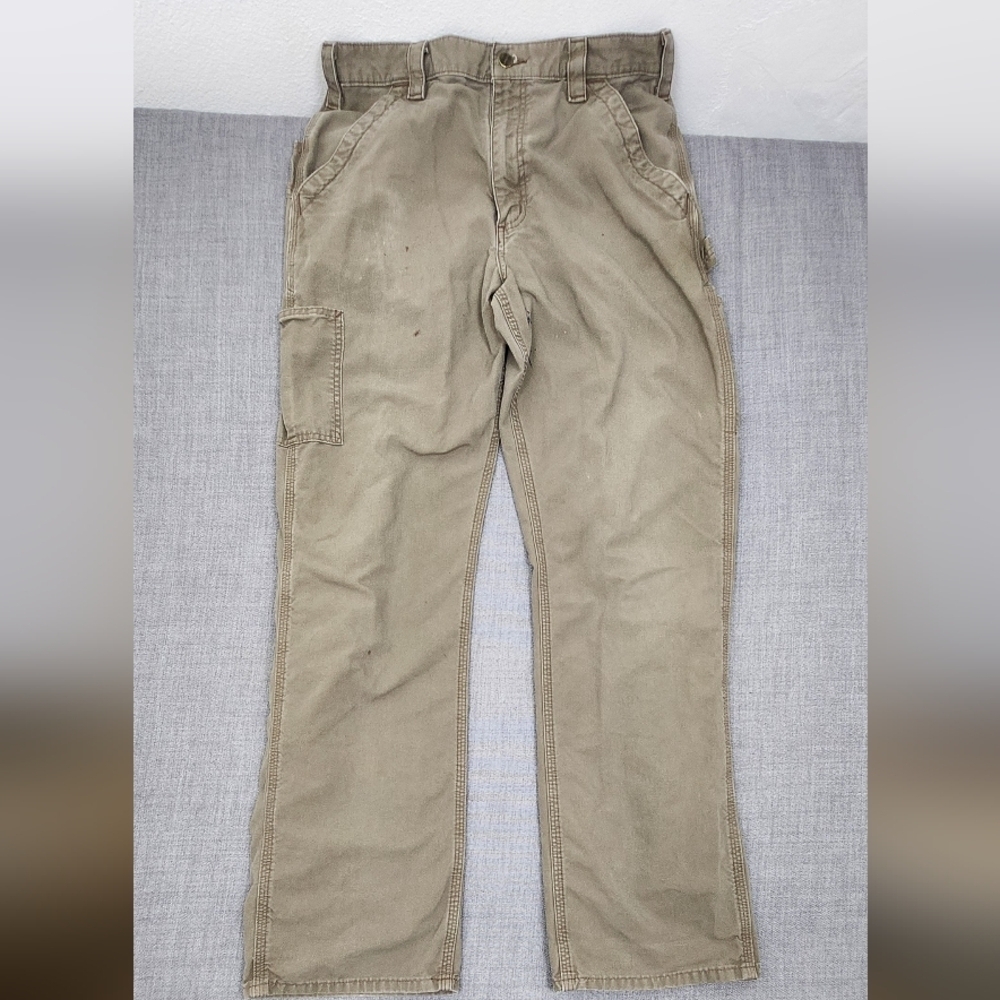 Carhartt Khaki Utility Pants - Picture 2 of 8